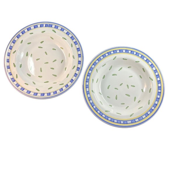 Williams Sonoma Tournesol Soup Pasta Bowls Lot of 2 - Picture 1 of 12